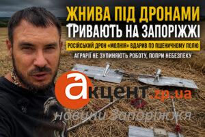 Жнива під дронами: фермер із Запоріжжя показав, як збирають урожай біля фронту (ВІДЕО)