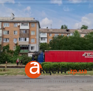 Поранено водія вантажівки: наслідки чергового терористичного удару РФ по Запоріжжю 14 липня