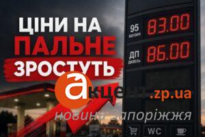 До 86 грн за литр: водителям Запорожья следует готовиться к росту цен на топливо
