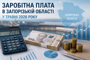 Запорізька область увійшла до топ-10 регіонів України за рівнем зарплат
