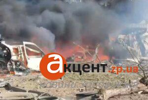 Ворожа авіаатака на Запоріжжя: є загиблий, під завалами можуть бути люди (ВІДЕО)